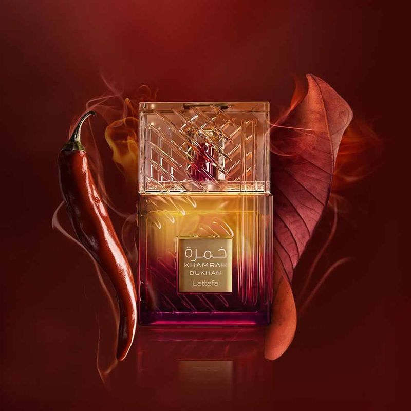 Perfume Lattafa Khamrah Eau de Parfum Masculino Árabe - Época